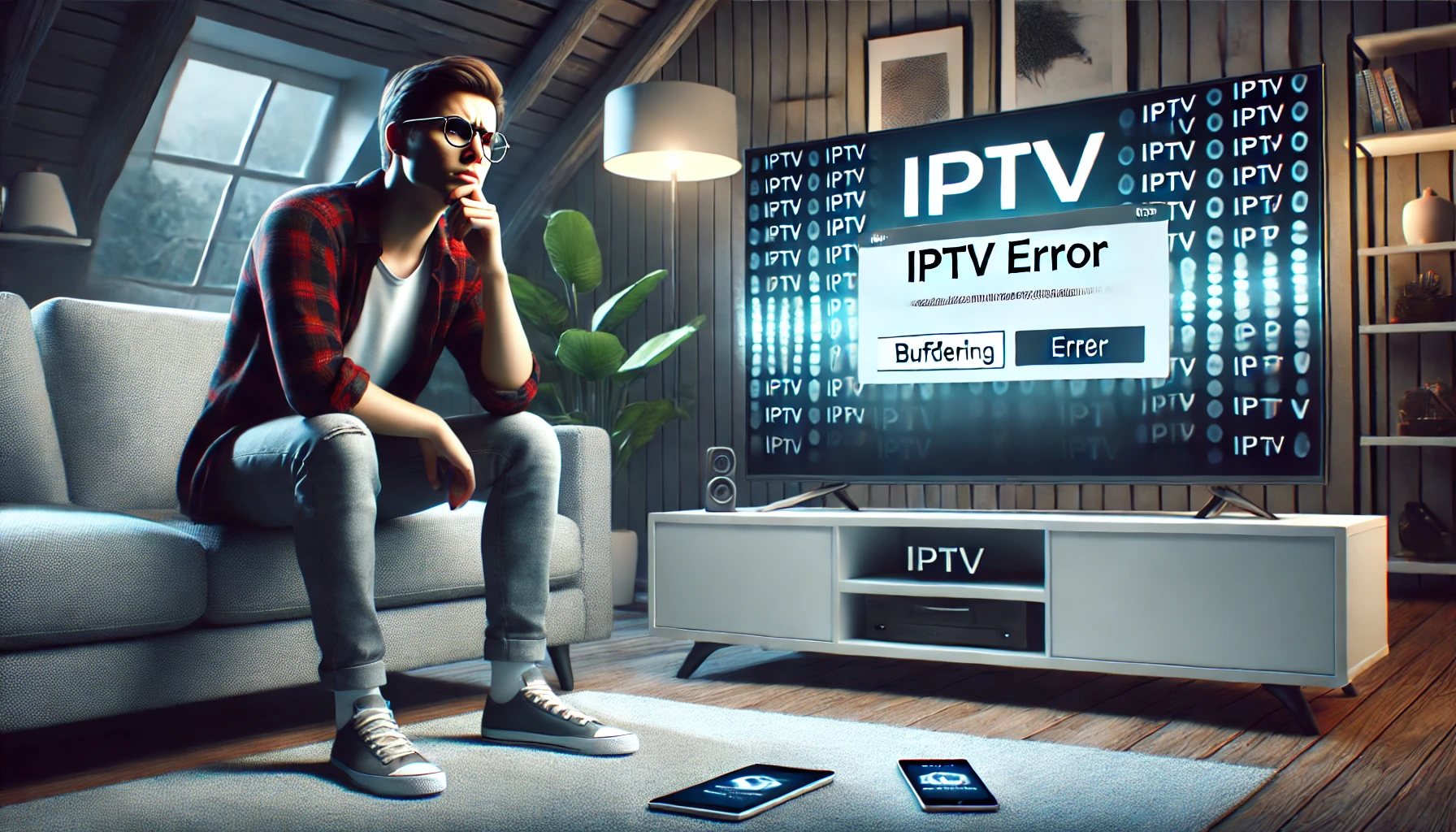 Person Confused with IPTV Error